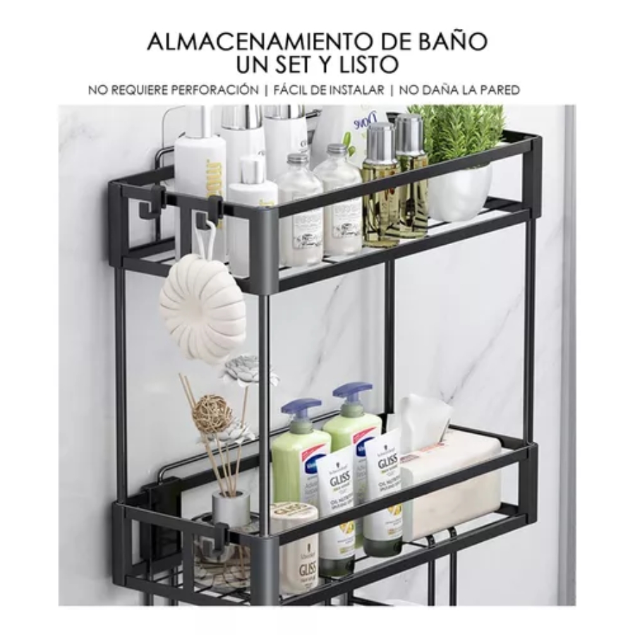 Organizador Metálico 2 Niveles Para Bañ